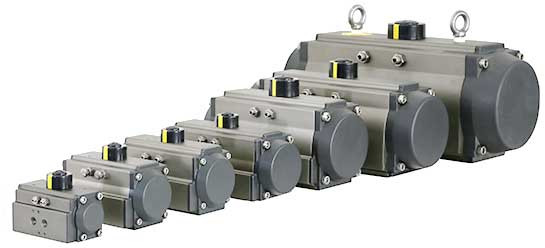 A series pneumatic actuator